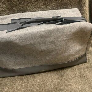Grey Weekender Travel Bag for Women & Men - Large Overnight  Bag